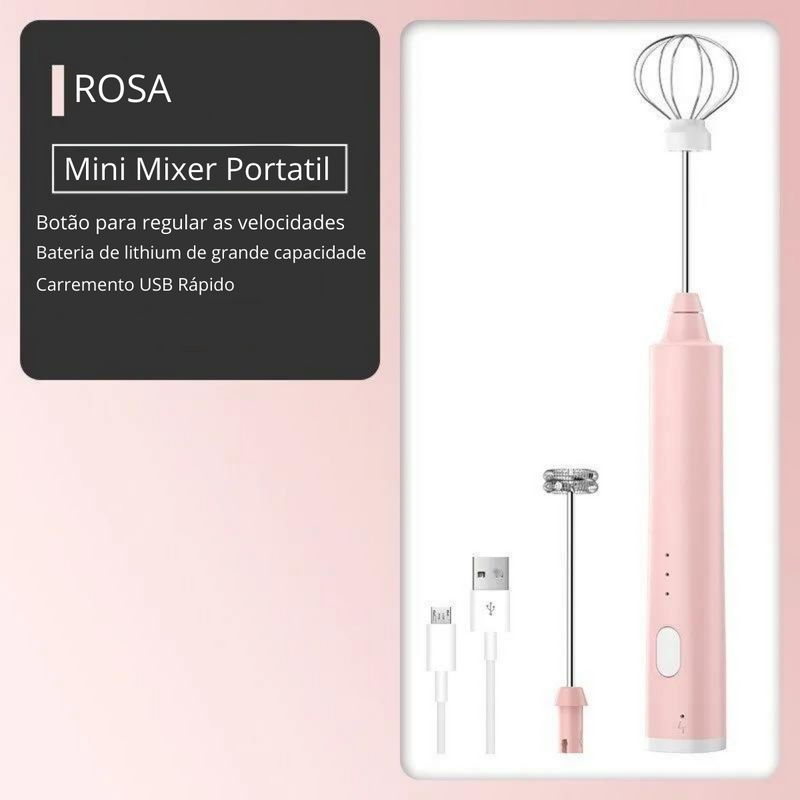 Mini Mixer Manual Multiuso