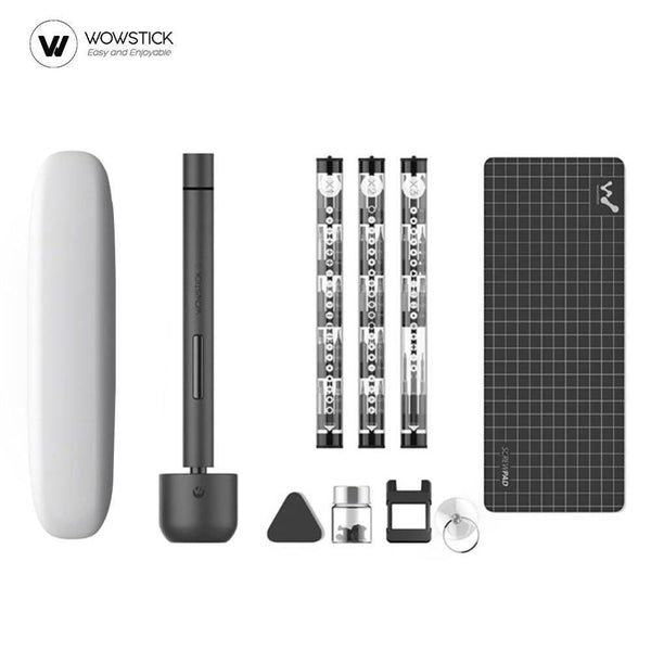 Chave de Fenda Elétrica sem fio - Mini parafusadeira Wowstick com lanterna de LED - USB Recarregável - My Store